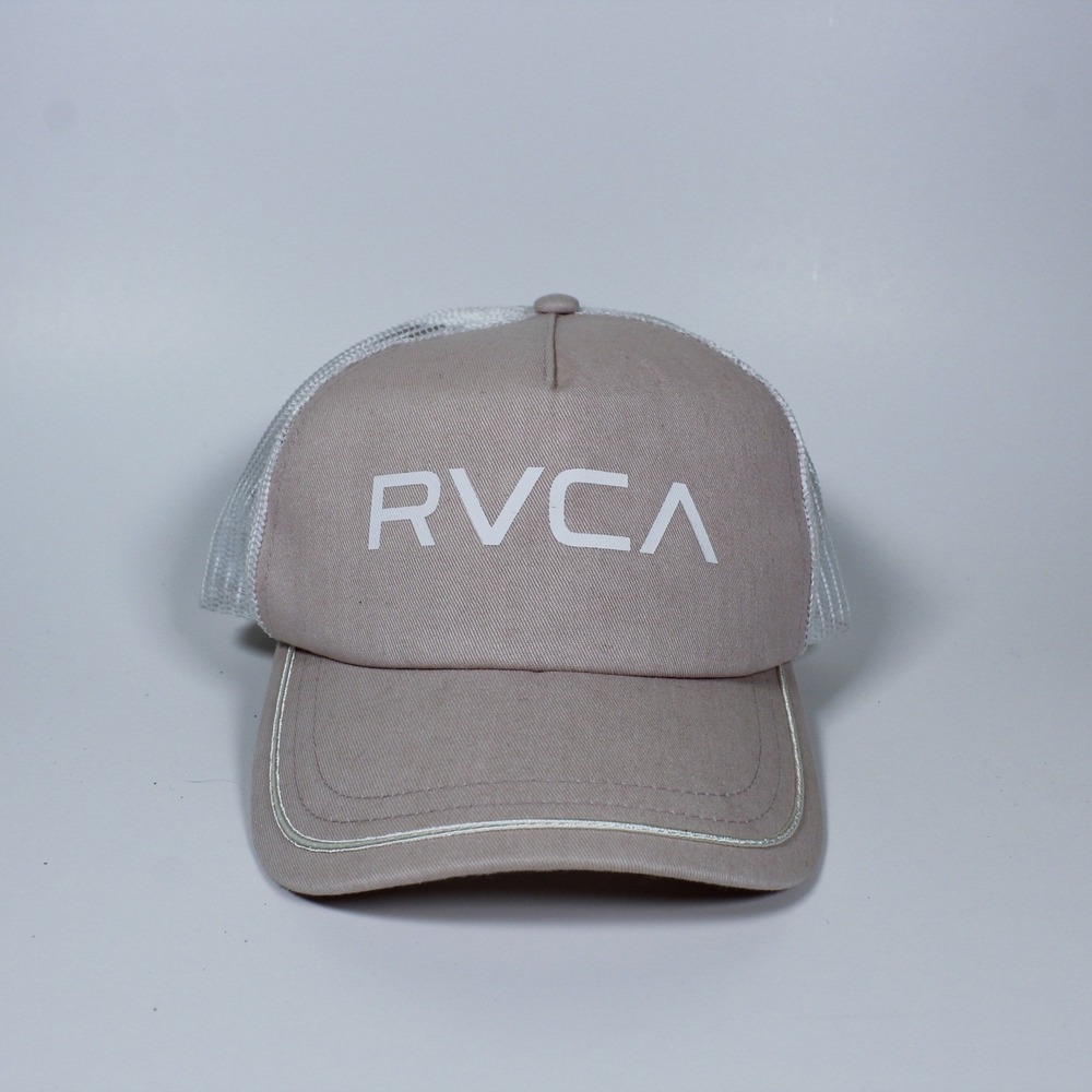 RVCA Trucker Hat - Light Pink / White - Unisex Adjustable Snapback